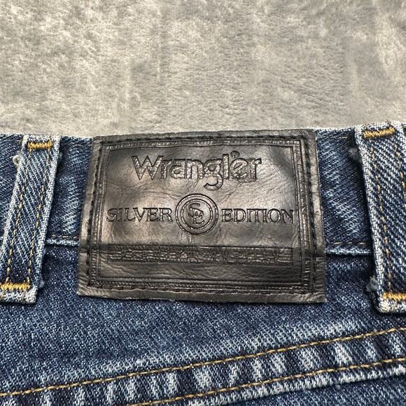 Vintage Wrangler Silver Edition Jeans Men's‎ Size 36x32 Blue Denim - Picture 5 of 7